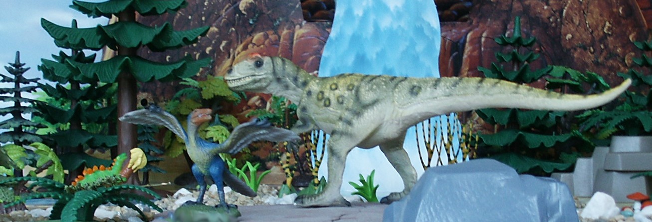 Bullyland Allosaurus and Archeopteryx.